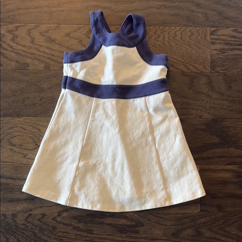Janie and Jack Navy and White Kids Casual Dress